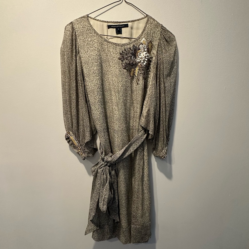 BCBG Short Dress with beautiful beaded ascent